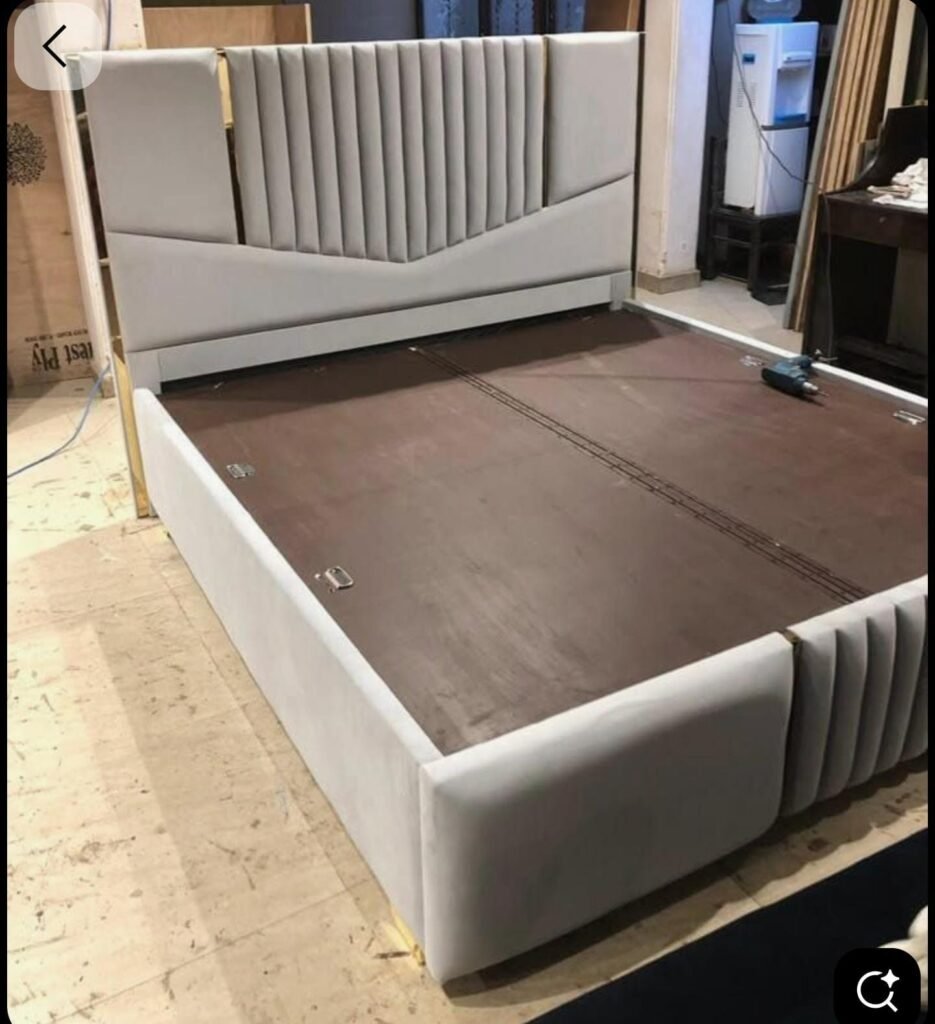 Custom Upholstered Storage Bed – Oshiclick Furniture Mumbai